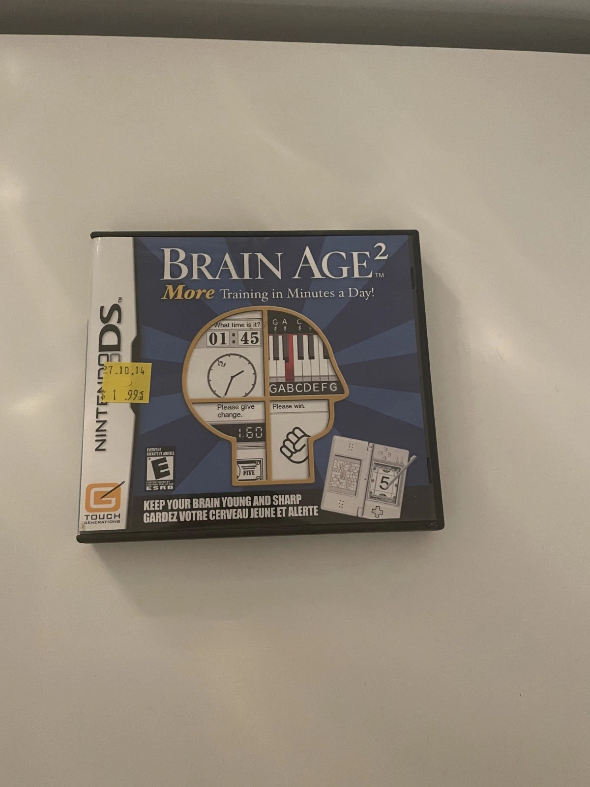 Brain Age 2: More Training in Minutes a Day! (Nintendo DS, 2007) Complete CIB