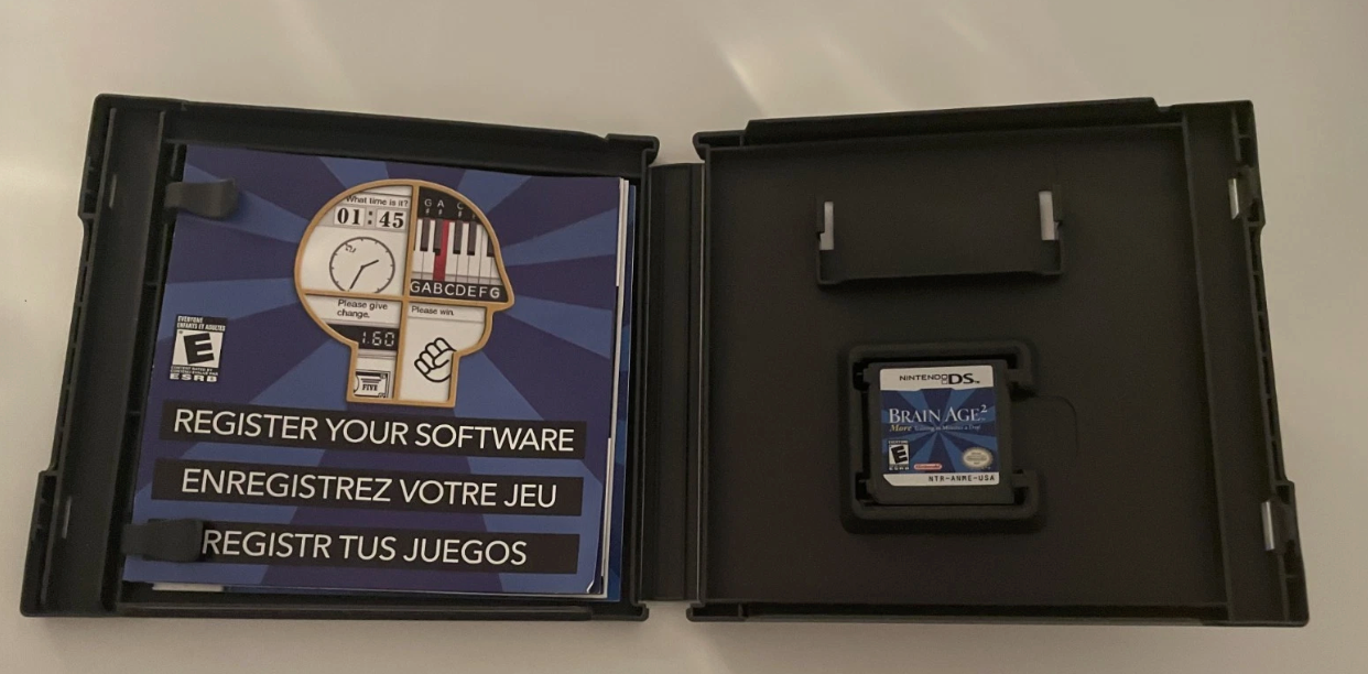 Brain Age 2: More Training in Minutes a Day! (Nintendo DS, 2007) Complete CIB